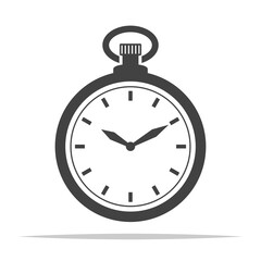 Pocket watch icon vector isolated