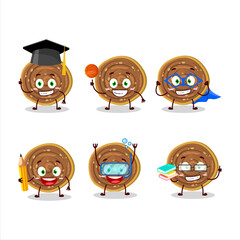 School student of bakarvadi cartoon character with various expressions