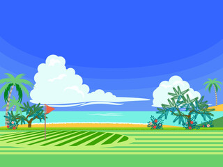 Obraz premium golfbackground4namnngoku