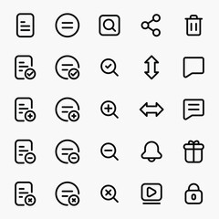 Ui icons User Interface Icons Outline