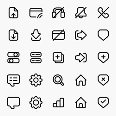 Ui icons User Interface Icons Outline