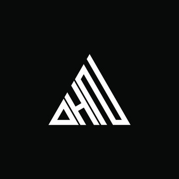 D H N letter logo creative design. DHN icon