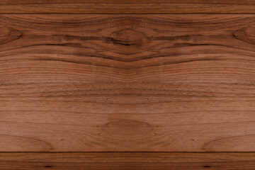 Obraz na płótnie Canvas Walnut wood texture. Long walnut planks texture background.