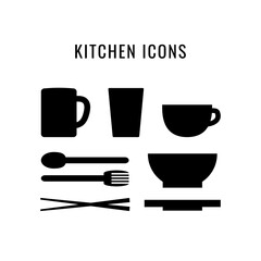 Real vector kitchen utensil icon - cutlery icon