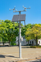 公園の太陽光発電システム