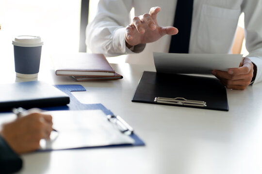Job interview Business career and placement concept.