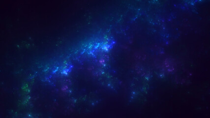 Fototapeta premium 3D rendering abstract multicolor fractal light background