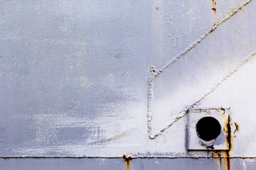 Rusty old industrial steel plate background