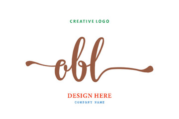 OBL lettering logo is simple, easy to understand and authoritative
