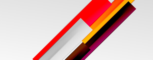 Multicolored lines background. Design template for business or technology presentations, internet posters or web brochure covers