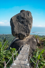 Overlapping stone on Koh Samui island in the south of Thailand.