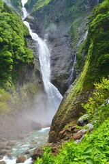 称名滝　夏景色