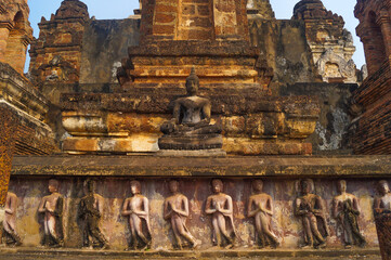 wat temple in sukhothai thailand