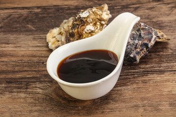 Oyster sauce in the bowl