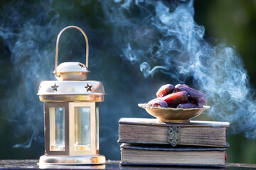 Arabic lantern, Ramadan kareem background