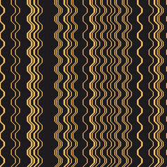 The Seamless Black And Gold Striped Texture