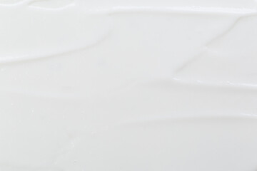 Beauty skincare cream texture. White lotion, moisturizer, creamy cosmetic product background
