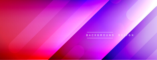 Dynamic lines abstract background. 3D shadow effects and fluid gradients. Modern overlapping forms