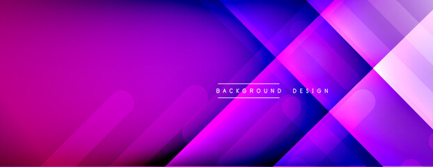Dynamic lines abstract background. 3D shadow effects and fluid gradients. Modern overlapping forms