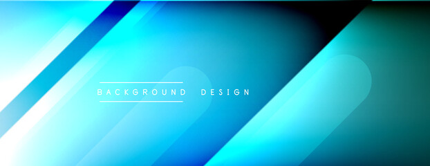 Dynamic lines abstract background. 3D shadow effects and fluid gradients. Modern overlapping forms