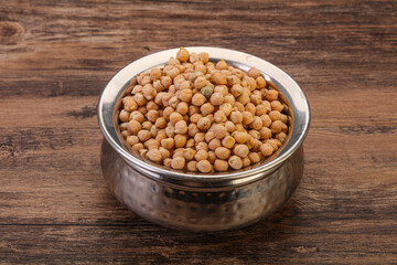 Vegan cuisine - Dry chickpea heap