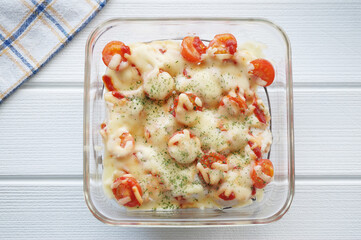 チキントマトグラタン