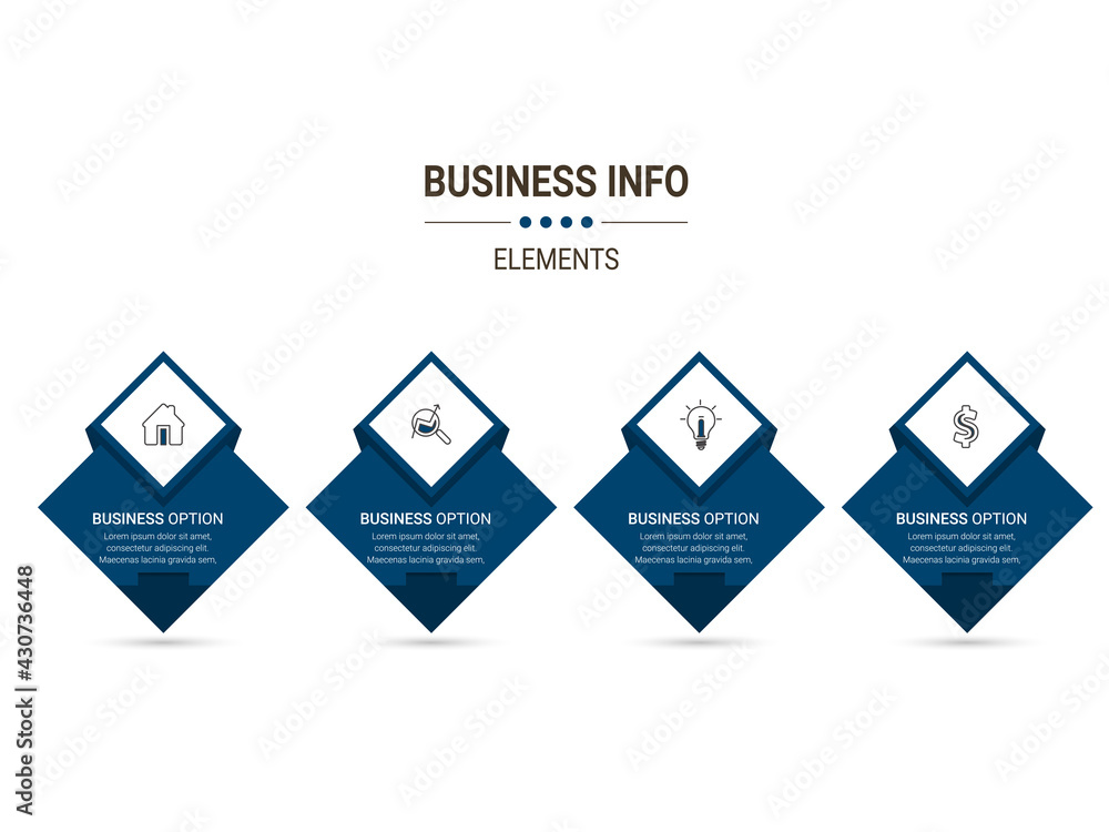 Poster vector infographics timeline design template. process chart. abstract elements of graph, diagram, op