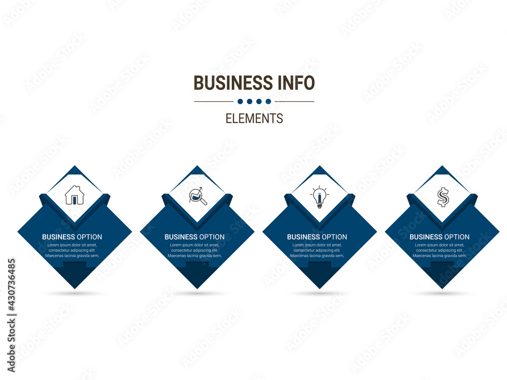 Poster vector infographics timeline design template. process chart. abstract elements of graph, diagram, op