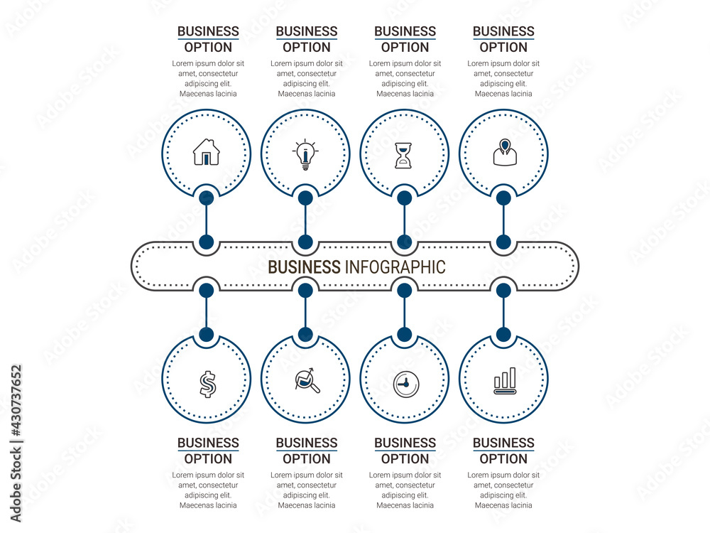 Poster infographic templates for business vector illustration. can be used for diagram infograph chart busi