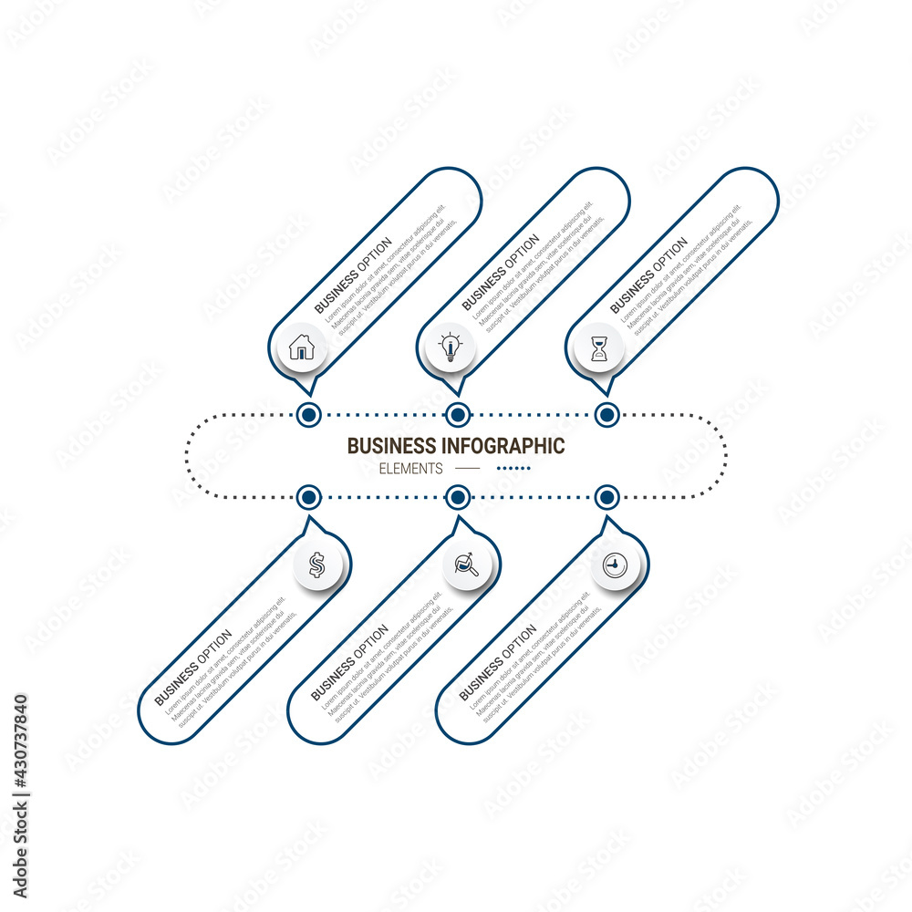 Poster infographic templates for business vector illustration. can be used for diagram infograph chart busi