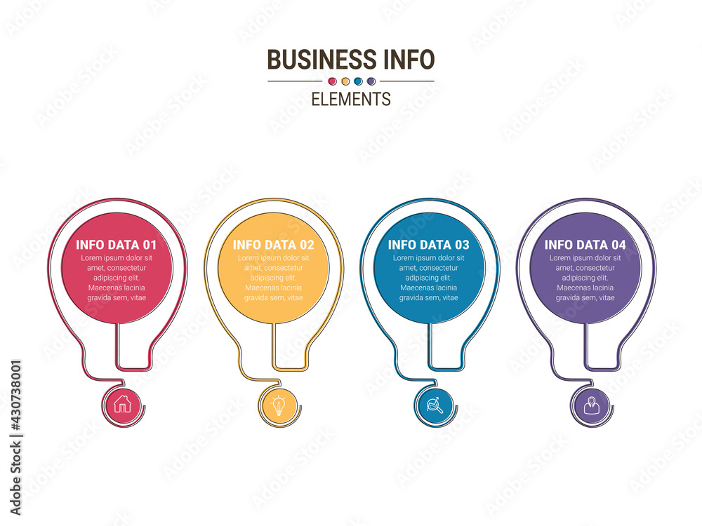 Poster infographic templates for business vector illustration. can be used for diagram infograph chart busi