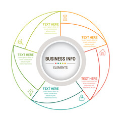 Infographic Templates for Business Vector Illustration. can be used for diagram infograph chart business presentation or web , Vector design element illustration