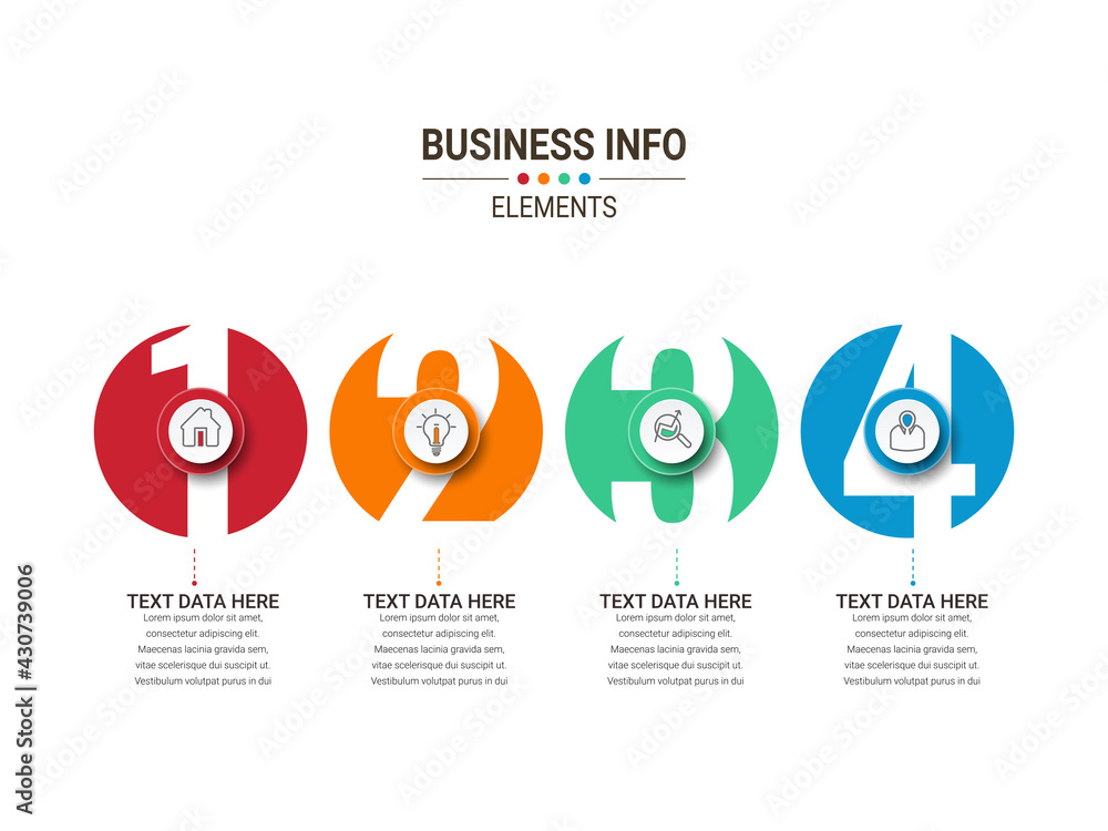 Poster infographic templates for business vector illustration. can be used for diagram infograph chart busi
