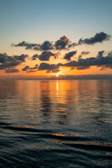 sunset ocean
