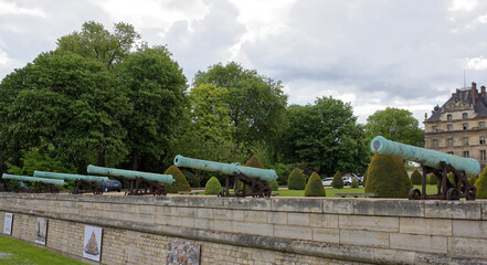  Museum of the Army.Traffic cannons from the collection of the museum