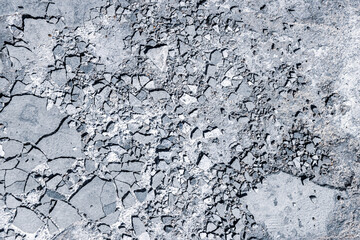 Cracked concrete as an abstract background.