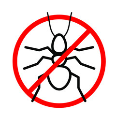 annoying, ant, anti, attention, ban, biology, bite, black, bug, caution, circle, control, danger, disease, editable, emblem, epidemic, icon, illustration, infectious, information, insect, insecticide,