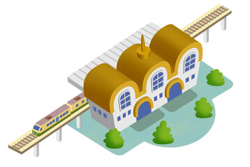 スマートシティを構成する建物のイラスト バリエーション有り Wall Mural Robinfixx スマートシティを構成する建物のイラスト バリエーション有り Wall Mural Robinfixx