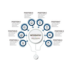 Obraz premium vector illustration Infographic design template with icons. can be used for workflow layout, diagram, annual report, web design.