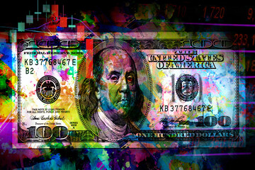 image of a dolor in the foreign exchange market © reznik_val