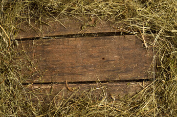 Frame of hay