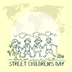 Street Children's Day, Poster and Banner