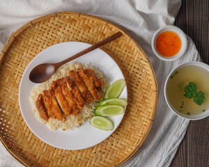 Fried Chicken Rice threshing basket