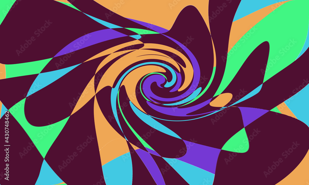 Aufkleber abstract colorful background with random pattern