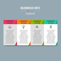 Obraz premium Infographics design vector and marketing icons. Can be used for process diagram, presentations, workflow layout, banner, flow chart, info graph.