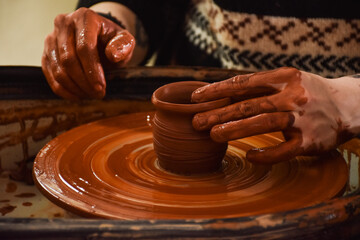 hands of a potter
