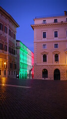 Fototapeta na wymiar Palazzo Madama: historic building in Rome, seat of Senate of Italian Republic.
