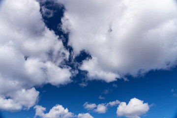 blue sky with clouds
