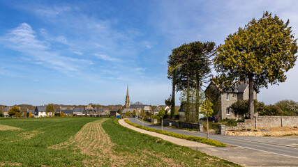 Street of a Breton village
