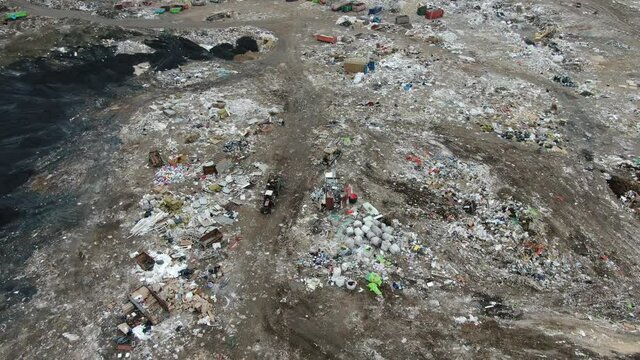 City garbage dump in Kiev, Ukraine